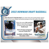 2022 Bowman Draft Baseball Jumbo Hobby 8 Box Case