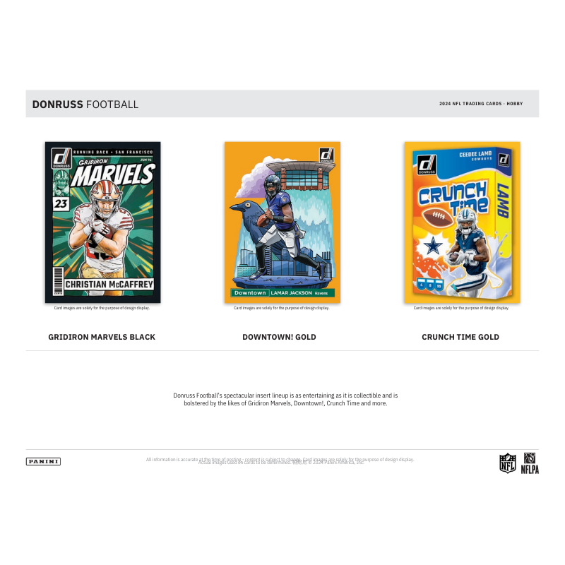 2024 Panini Donruss Football Hobby 18 Box Case