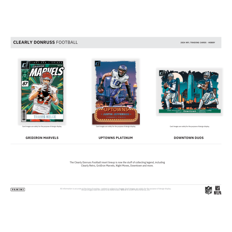 2024 Panini Clearly Donruss Football Hobby 16 Box Case