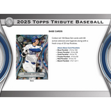 2025 Topps Tribute Baseball Hobby Box