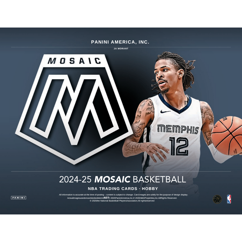 2024/25 Panini Mosaic Basketball Hobby 12 Box Case