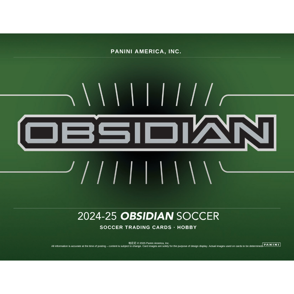 2024/25 Panini Obsidian Soccer Hobby 12 Box Case