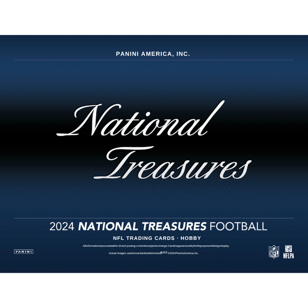 2024 Panini National Treasures Football Hobby 4 Box Case