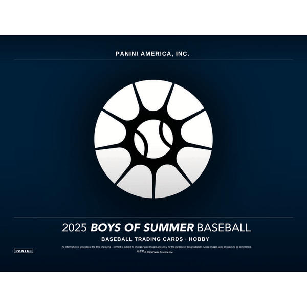 2025 Panini Boys of Summer Baseball Hobby 8 Box Case