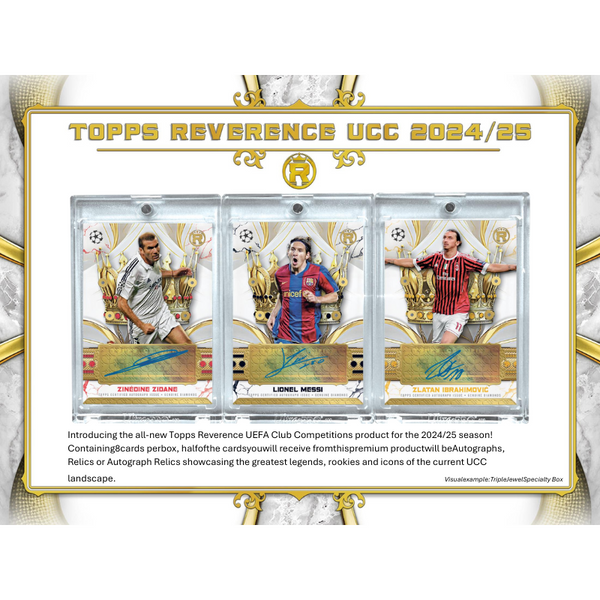 2024/25 Topps Reverence UCC Soccer Hobby Box