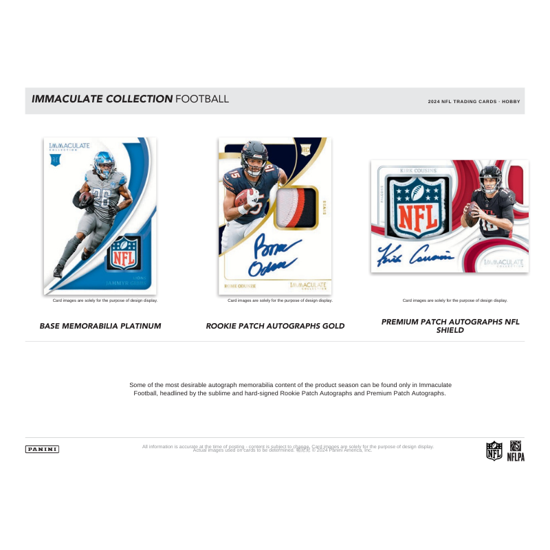 2024 Panini Immaculate Football Hobby 6 Box Case