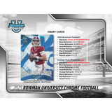 2025 Bowman University Chrome Football Hobby 12 Box Case