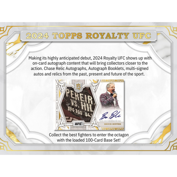 2024 Topps Royalty UFC Hobby Box